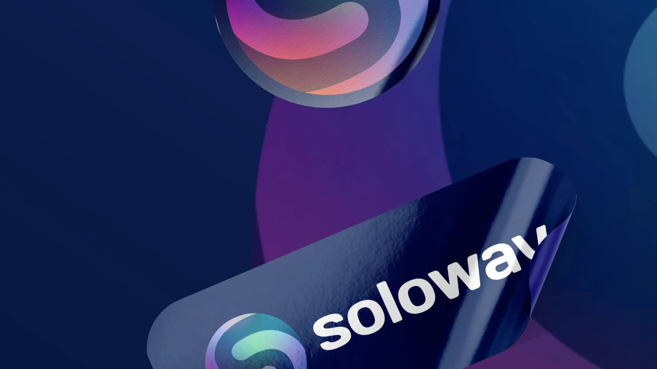 Soloway logo sticker sheet