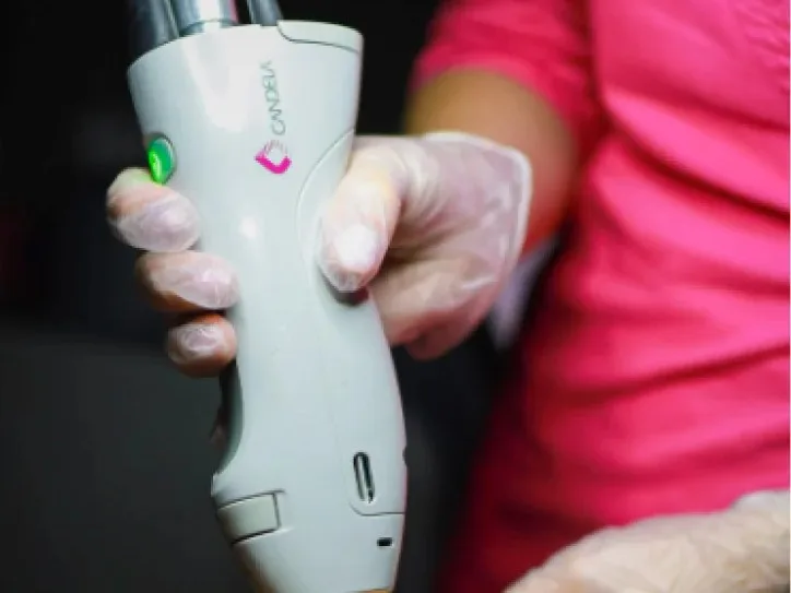Close-up of laser equipment used at the WinWay clinic